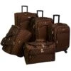 American Flyer Luggage Madrid 5 Piece Spinner Set, Brown, One Size -Vera Bradley Shop 51XyFXBXg7L
