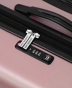 London Fog Southbury II Hardside Spinner Luggage, Blush, Carry-On 20-Inch -Vera Bradley Shop 51YnV5BfECL