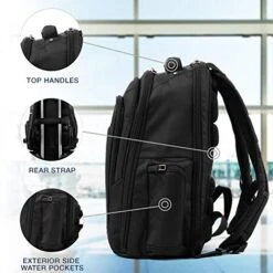 Travelpro Luggage Maxlite 5 17.5" Lightweight Under Seat Laptop Backpack, Black, One Size 10 Travelpro Luggage Maxlite 5 17.5" Lightweight Under Seat Laptop Backpack, Black, One Size -Vera Bradley Shop 51ZAXCMAQiL