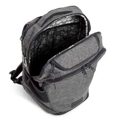 Vera Bradley Women's Recycled Lighten Up Reactive Journey Backpack, Gray Heather, One Size -Vera Bradley Shop 51ZHKagPScL