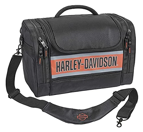 Harley Davidson Harley-Davidson Trailblazer Hop Along Travel Duffel Bag - Black/Rust Vintage 3 Harley Davidson Harley-Davidson Trailblazer Hop Along Travel Duffel Bag - Black/Rust Vintage
