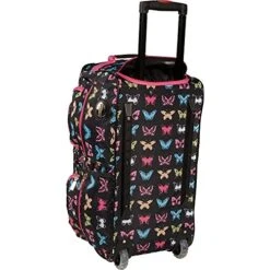 Rockland Unisex Adult Rolling Duffel Bag, New Black Dot, 22-Inch US -Vera Bradley Shop 51Zcl8eTmVL
