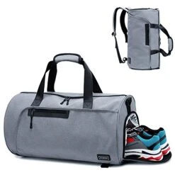 BLUBOON Sports Gym Duffel Bag With Shoe Compartment For Men And Women Oversized Travel Carry-on