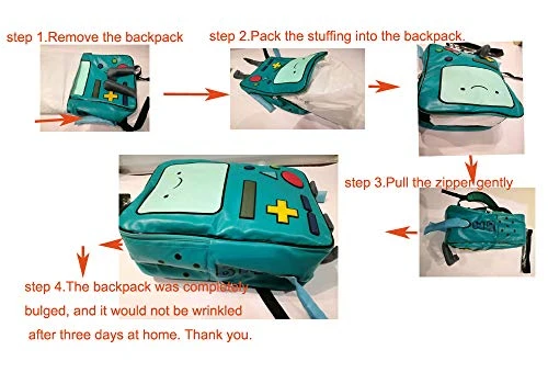 Adventure Time With Finn And Jake Boys And Girls Cartoon Network School Pu Bmo Backpack 11 Adventure Time With Finn And Jake Boys And Girls Cartoon Network School Pu Bmo Backpack - Image 9