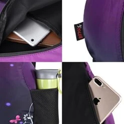 ICOLOR Canvas Sling Backpack, Multipurpose Crossbody Shoulder Bag Beach Tote Pack Bags For Men Women Hiking Cycling Walking Dog Travel Daypack -Vera Bradley Shop 51 2Bh5bCLhXL