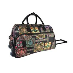 World Traveler 21-inch Carry-on Rolling Duffel Bag-Multi Patchwork, One Size -Vera Bradley Shop 51 CoHKZKVL