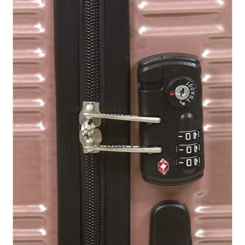 Dejuno Luna Lightweight 3-Piece Hardside Spinner Luggage Set, Blue, One Size 5 Dejuno Luna Lightweight 3-Piece Hardside Spinner Luggage Set, Blue, One Size - Image 3