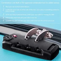 Expandable 3 Piece Luggage Sets Hardside Durable Suitcase With Spinner Wheels TSA Lock, 3 Pcs Carry On Case Travel Home Outdoor School Lightweight Trolley Case ( 20" 24" 28" Blue) -Vera Bradley Shop 51 ruf5owyS