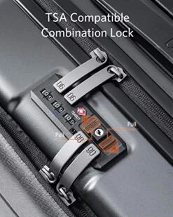 NINETYGO Carry On Luggage 22x14x9 With Spinner Wheels, Hardside Carry On Suitcase With Front Pocket Lock Cover, Super Convenient & Lightweight For Business Travel (20") 15 NINETYGO Carry On Luggage 22x14x9 With Spinner Wheels, Hardside Carry On Suitcase With Front Pocket Lock Cover, Super Convenient & Lightweight For Business Travel (20") -Vera Bradley Shop 51aIajokDgL