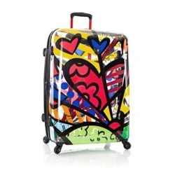Heys Britto 30" Spinner Luggage Transparent (Transparent New Day) -Vera Bradley Shop 51ahhT9iV3L