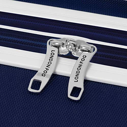 LONDON FOG Vintage Hardside Expandable Spinner Luggage, Midnight Blue, 3-Piece Set 4 LONDON FOG Vintage Hardside Expandable Spinner Luggage, Midnight Blue, 3-Piece Set - Image 2