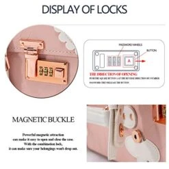 COTRUNKAGE 26 Inch Large Vintage Luggage Set 2 Pieces Rolling Suitcases For Women (13" & 26", Embossed Pink) -Vera Bradley Shop 51bYyoznm L