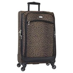 American Flyer Animal Print 5-Piece Spinner Luggage Set, Leopard Black -Vera Bradley Shop 51cSdm 9wAL