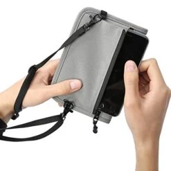 Passport Wallet Holder For Men&Women,RFID Blocking Travel Waterproof Zipper Credit Card Money Storage Bag Multifunctional Family Cellphone Boarding Passes Organizer With Crossbody Belt (Gray) -Vera Bradley Shop 51cXsNJsiNL
