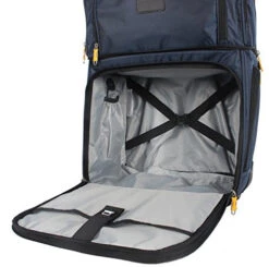 Lucas Convertible Under Seat Carry On Luggage - Expandable 15 Inch Weekender Overnight Business Travel Suitcase - Lightweight 2- Rolling Wheels Bag (Blue) -Vera Bradley Shop 51dCcotvefL