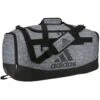 Adidas Defender 4 Medium Duffel Bag, Jersey Onix Grey/Black, One Size -Vera Bradley Shop 51dc4o6ZbXS