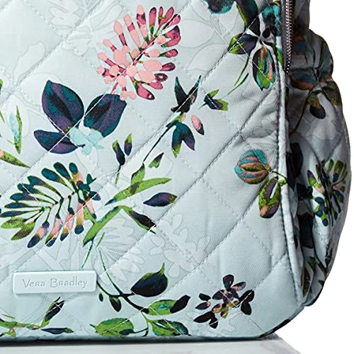Vera Bradley Performance Twill Campus Backpack, Seawater Blooms 8 Vera Bradley Performance Twill Campus Backpack, Seawater Blooms - Image 6