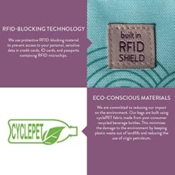 Haiku Women'S Wanderlust Eco Crossbody Handbag, Black Juniper 9 Haiku Women'S Wanderlust Eco Crossbody Handbag, Black Juniper -Vera Bradley Shop 51f57yWR HL