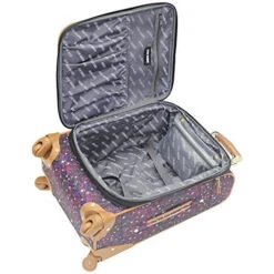 Steve Madden Designer Luggage Collection - Lightweight Softside Expandable Suitcase For Men & Women - Durable 20 Inch Carry On Bag With 4-Rolling Spinner Wheels (Dark Purple) -Vera Bradley Shop 51fQAhq4mOL 118ef9ea a166 42b9 a666 c9f44a53be24