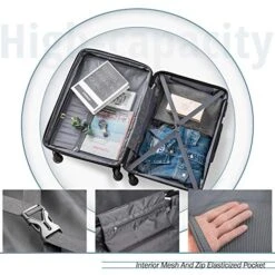 Merax Luggage Set Expandable 3 Piece Sets With TSA Lock, Lightweight Hardside Luggage With Spinner Wheels 13 Merax Luggage Set Expandable 3 Piece Sets With TSA Lock, Lightweight Hardside Luggage With Spinner Wheels -Vera Bradley Shop 51g6MLB4OmL