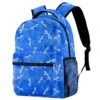 LORVIES Japanese Sashiko Pattern And Dragonflies Daily Bags Backpacks Sports Travel Shoulder Bags