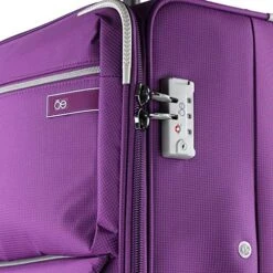 Cloe Checked Large 28 Inch Water-Resistant Luggage With 360º-spinner Wheels In Purple Color 17 Cloe Checked Large 28 Inch Water-Resistant Luggage With 360º-spinner Wheels In Purple Color -Vera Bradley Shop 51gTy9Dxg5L