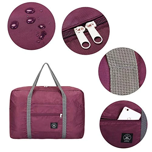 G4Free Lightweight Foldable Travel Duffel Bag Carry-on Luggage Airlines Trip Tote Bag Accessories 5 G4Free Lightweight Foldable Travel Duffel Bag Carry-on Luggage Airlines Trip Tote Bag Accessories - Image 3