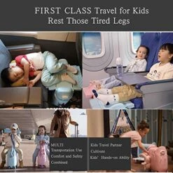 ANIMOR Kids Travel Partner Ride-On Suitcase And Carry-On Luggage, Classic Rolling Luggage (Penguin Blue) -Vera Bradley Shop 51ghdbwxKpL