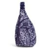 Vera Bradley Recycled Lighten Up Reactive Mini Sling Backpack, Belle Paisley -Vera Bradley Shop 51gxo5rZuJL