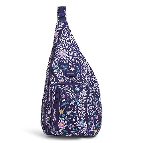 Vera Bradley Recycled Lighten Up Reactive Sling Backpack, Belle Paisley 3 Vera Bradley Recycled Lighten Up Reactive Sling Backpack, Belle Paisley