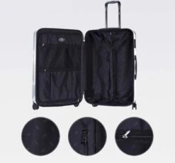 Suitcase, Lightweight, Large 28-Inch Hard-Shell Aluminum Alloy Suitcase, 4 Spinner Wheels, Abs Luggage Travel Trolley, Black, 24 Inch -Vera Bradley Shop 51hb1noYmTL 0dc9f782 1b55 420a 8d26 dcfd851f8609