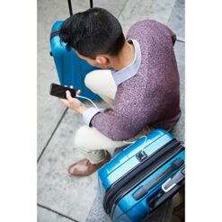 Samsonite Centric 2 Hardside Expandable Luggage With Spinner Wheels, Caribbean Blue, 3-Piece Set (20/24/28) -Vera Bradley Shop 51htGI0znML