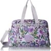 Vera Bradley Lighten Up Weekender Travel Bag, Lavender Botanical -Vera Bradley Shop 51hyoI2t2hL
