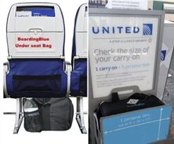 Boardingblue Underserat 17” United Airlines Under Seat Personal Item Duffel Bag (Blue) -Vera Bradley Shop 51iA3ToOmjL