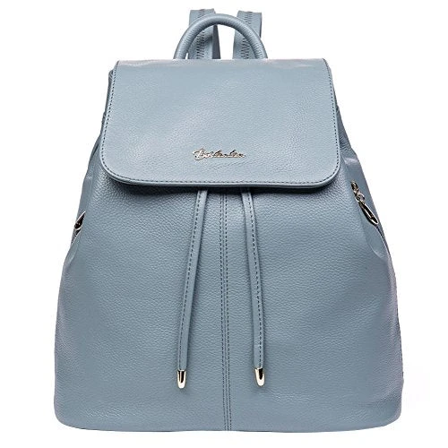 Bostanten Women'S Leather Backpack Purse Travel School Bag Casual Mini Daypack Newblue 3 Bostanten Women'S Leather Backpack Purse Travel School Bag Casual Mini Daypack Newblue