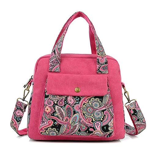 BIBITIME Bohemian Crossbody Bag For Women Handbag Floral Tote Hobo Shoulder Bag Messenger Bag Cross 4 BIBITIME Bohemian Crossbody Bag For Women Handbag Floral Tote Hobo Shoulder Bag Messenger Bag Cross - Image 2
