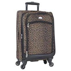 American Flyer Animal Print 5-Piece Spinner Luggage Set, Leopard Black -Vera Bradley Shop 51iPGjzhgGL