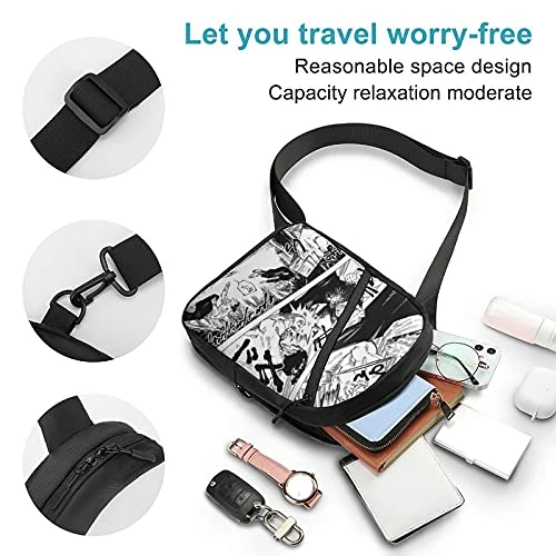 Crossbody Cowboy Sling Bag Aoi Todo Jujutsu Backpack Chest Shoulder Bag For Men Women Travel Hiking 6 Crossbody Cowboy Sling Bag Aoi Todo Jujutsu Backpack Chest Shoulder Bag For Men Women Travel Hiking - Image 4