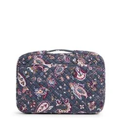 Vera Bradley Women's Cotton Laptop Organizer Tech Accessory, Felicity Paisley, One Size