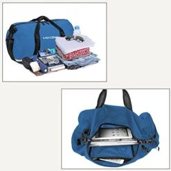 HEXIN Carry On Bag Travel Duffel Tote Unisex Weekender Bag Blue -Vera Bradley Shop 51jPoG960zL