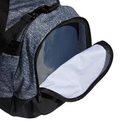 Adidas Defender 4 Small Duffel Bag, Jersey Onix Grey/Black -Vera Bradley Shop 51jbtPf7KOL