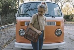 ECOSUSI Vintage Crossbody Messenger Bag Satchel Purse Handbag Briefcase For Women & Girl, Coffee -Vera Bradley Shop 51jdjwa1nYL