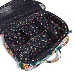 Vera Bradley Cotton Grand Vanity Toiletry Makeup Organizer Case, Happy Blooms -Vera Bradley Shop 51k5ccm1wTL