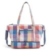 Vera Bradley Cotton Deluxe Tote Travel Bag, Tropics Plaid 2 Vera Bradley Cotton Deluxe Tote Travel Bag, Tropics Plaid -Vera Bradley Shop 51kFmHkiG5L