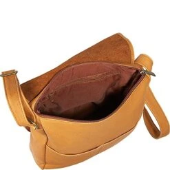 Le Donne Leather Flap Over Shoulder Bag (Black) -Vera Bradley Shop 51kKCCp5 zL