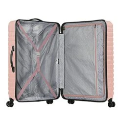 U.S. Traveler Boren Polycarbonate Hardside Rugged Travel Suitcase Luggage With 8 Spinner Wheels, Aluminum Handle, Pink, 2-Piece Set, USB Port In Carry-On 15 U.S. Traveler Boren Polycarbonate Hardside Rugged Travel Suitcase Luggage With 8 Spinner Wheels, Aluminum Handle, Pink, 2-Piece Set, USB Port In Carry-On -Vera Bradley Shop 51kP69TQp S
