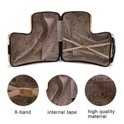 LYNICESHOP 20" Kids Suitcase Luggage Kids Ride On Suitcase Children Travel Suitcase With Sturdy Spinner Wheels, Good Idea For Kids School Suitcase Increase Travel Fun—Orange -Vera Bradley Shop 51kuWhEbzTL