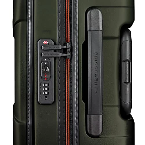Briggs & Riley Torq Hardside Carry On Luggage With Spinner Wheels 22 Inch. USB Charging Port, TSA-Friendly Locks, Easy Access Hinged Front Pocket, Green 7 Briggs & Riley Torq Hardside Carry On Luggage With Spinner Wheels 22 Inch. USB Charging Port, TSA-Friendly Locks, Easy Access Hinged Front Pocket, Green - Image 5