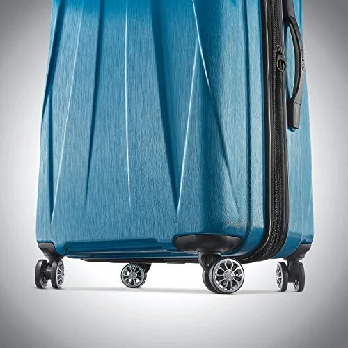 Samsonite Centric 2 Hardside Expandable Luggage With Spinner Wheels, Caribbean Blue, Checked-Medium 24-Inch 6 Samsonite Centric 2 Hardside Expandable Luggage With Spinner Wheels, Caribbean Blue, Checked-Medium 24-Inch - Image 4