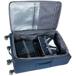 Kenneth Cole Reaction Rugged Roamer Luggage Collection Lightweight Softside Expandable 8-Wheel Spinner Travel Suitcase Bag, Navy, 2-Piece (20" Carry-On / 28" Check Size) -Vera Bradley Shop 51lZ MSfRJL